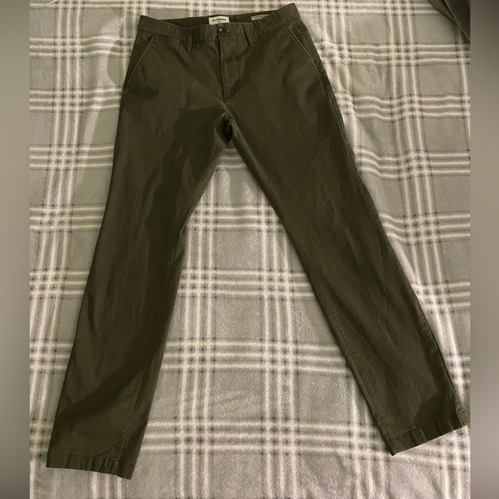 Goodfellow & Co Green Hennepin Chino Pants Size 32 X 32